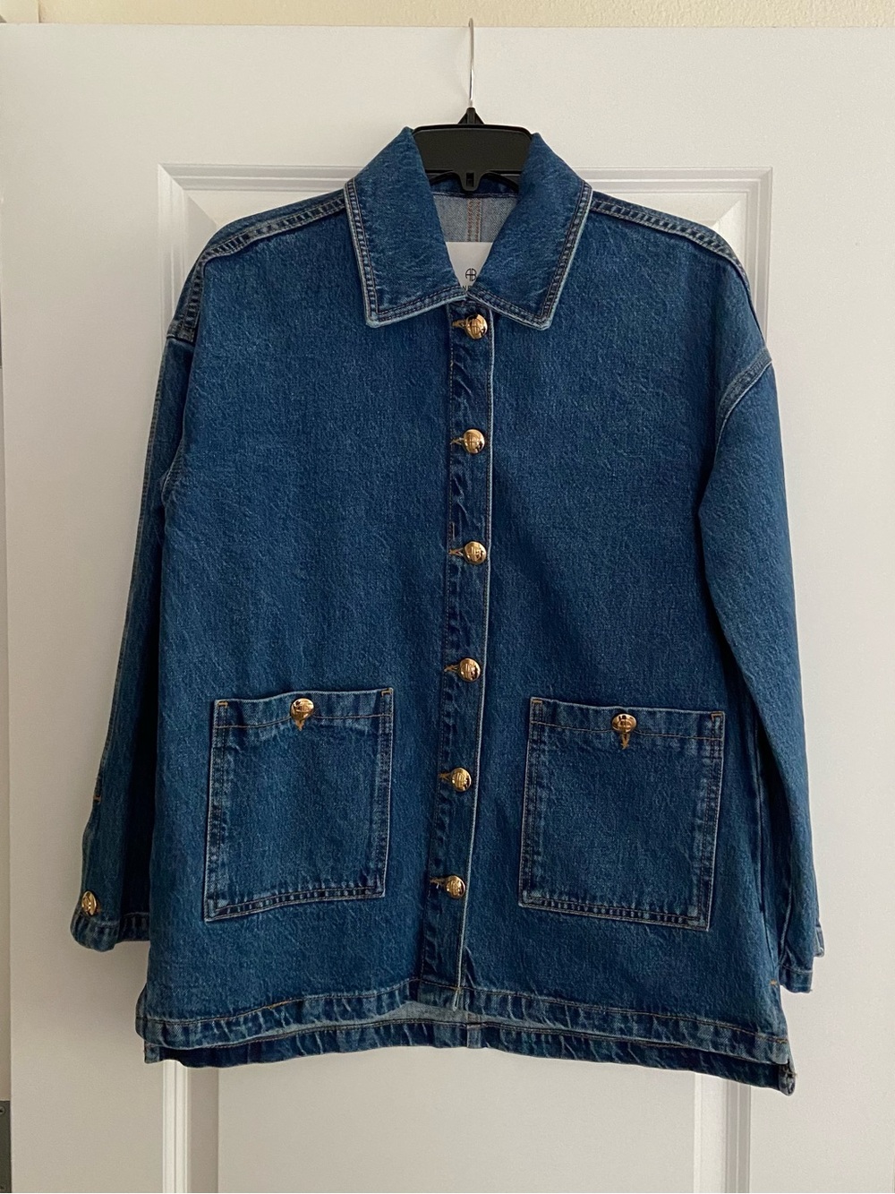 Anine Bing Luca Denim Jacket XXS